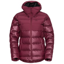 Odlo Winter Jacket Severin N-Thermic Insulated with Hood (water-repellent, windproof, breathable) berry red Women